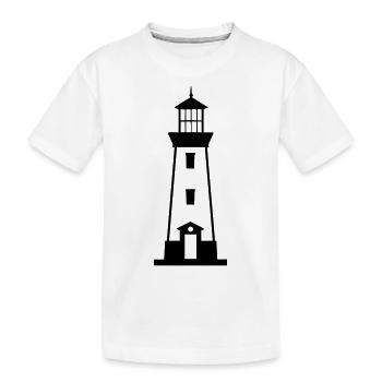 Phare - T-shirt bio Premium Enfant - blanc - Devant