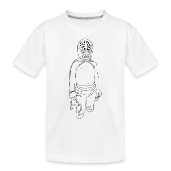 Petit catcheur - T-shirt bio Premium Enfant - blanc - Devant