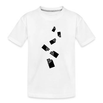 Icône Icône Chocolat - T-shirt bio Premium Enfant - blanc - Devant
