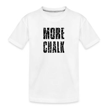 PLUS DE CRAIE - T-shirt bio Premium Enfant - blanc - Devant