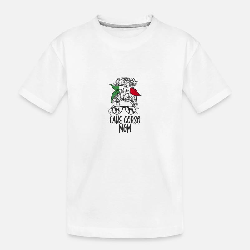 Cane Corso Mom - Kinder Premium Bio T-Shirt - Weiß
