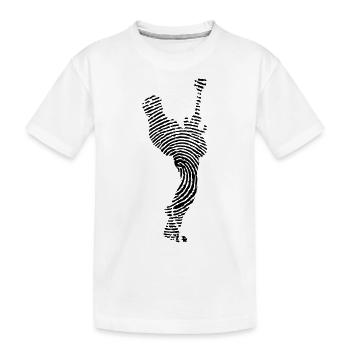 bande de festival d’empreintes digitales - musique - T-shirt bio Premium Enfant - blanc - Devant