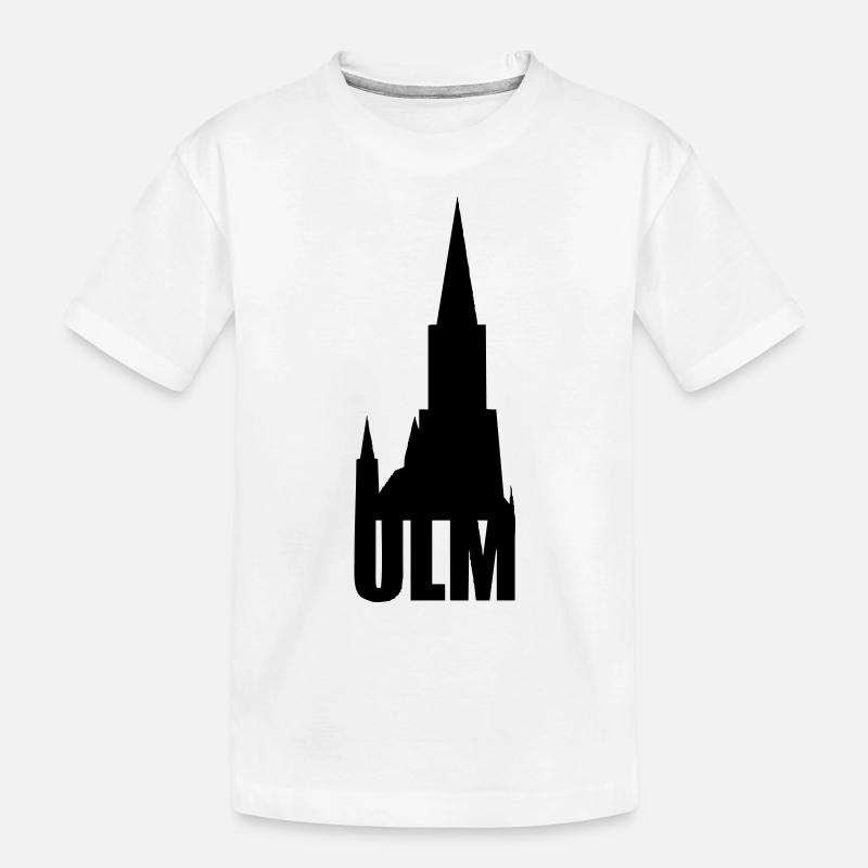 Ulm - Kinder Premium Bio T-Shirt - Weiß