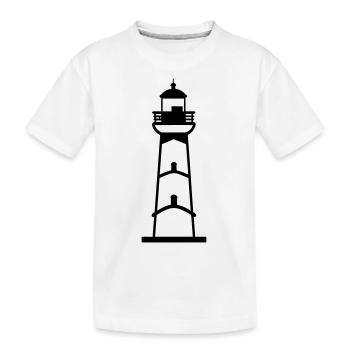 Phare - T-shirt bio Premium Enfant - blanc - Devant