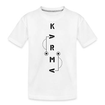 Karma - T-shirt bio Premium Enfant - blanc - Devant