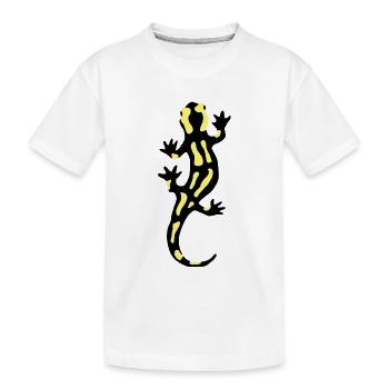 Salamander - Kinder Premium Bio T-Shirt - Weiß - Vorne