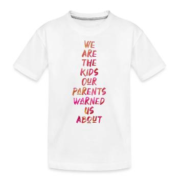 Nous sommes les enfants - T-shirt bio Premium Enfant - blanc - Devant