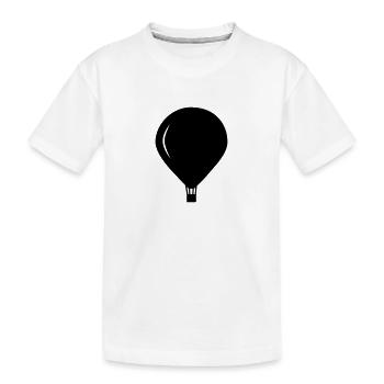 Heißluftballon - Kinder Premium Bio T-Shirt - Weiß - Vorne