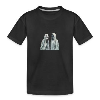 Stille Gespenster - Kinder Premium Bio T-Shirt - Schwarz - Vorne