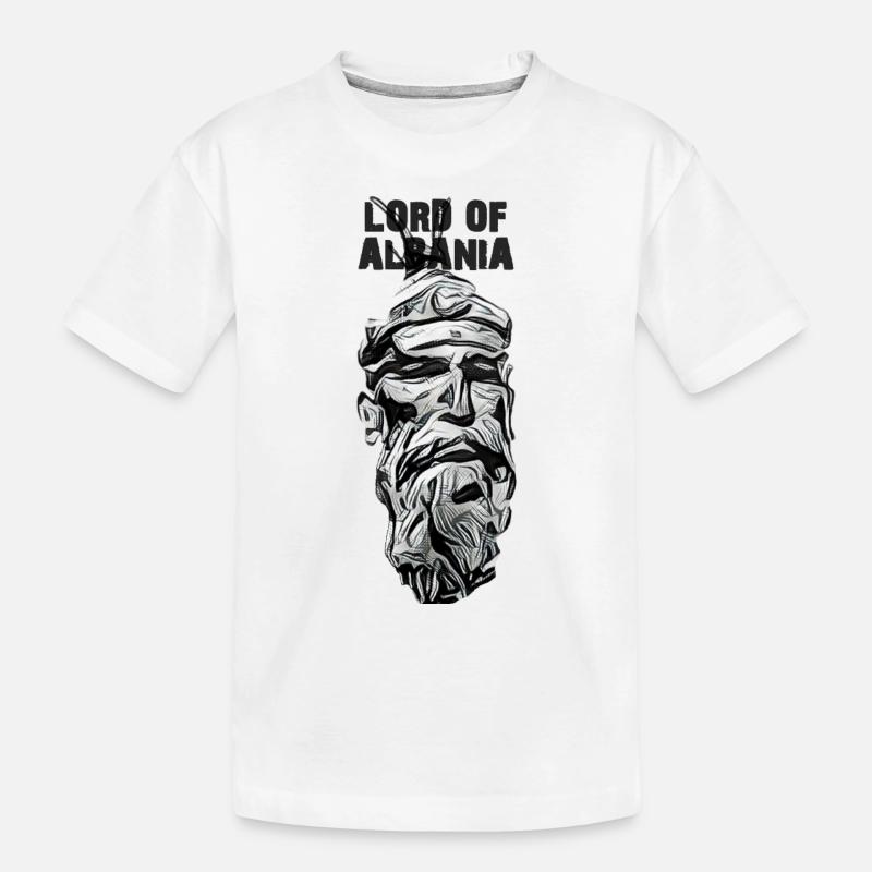 Skënderbeu - Kinder Premium Bio T-Shirt - Weiß