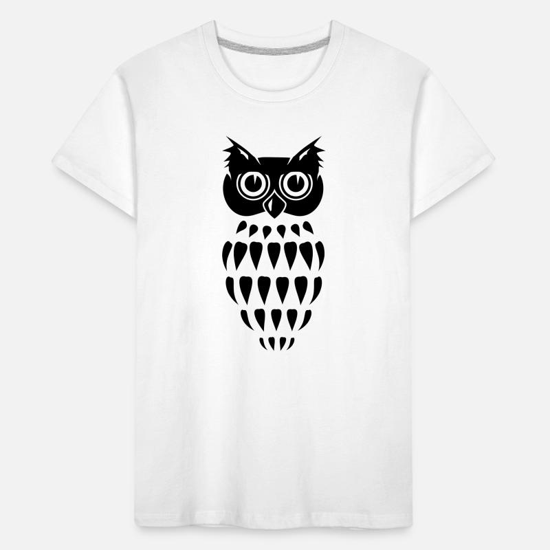 stilisierte Eule Kinder Premium Bio T-Shirt