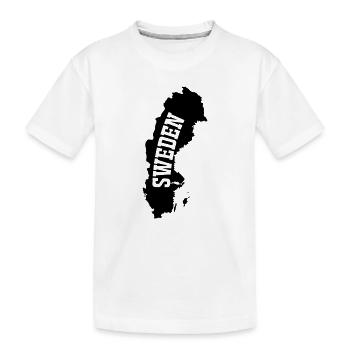 Suède- - T-shirt bio Premium Enfant - blanc - Devant