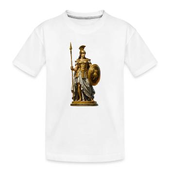 Guerrier d’Or de l’Antiquité - T-shirt bio Premium Enfant - blanc - Devant
