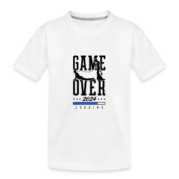 Hochzeit Loading 2024 Game Over - Kinder Premium Bio T-Shirt - Weiß - Vorne
