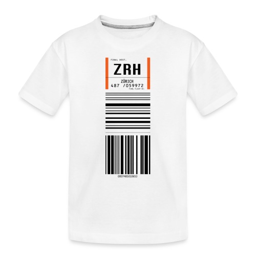 ZRh - Flughafen Zürich - Kinder Premium Bio T-Shirt