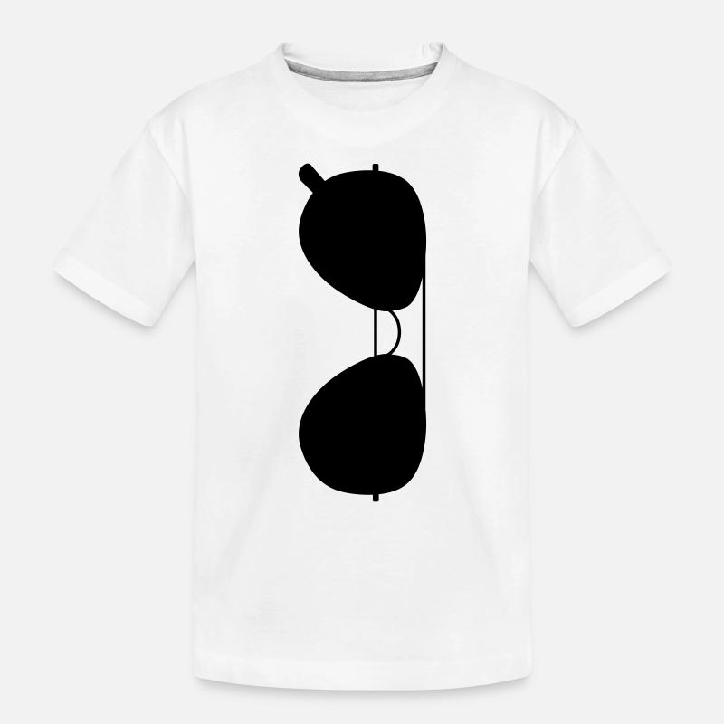 Sonnenbrille - Kinder Premium Bio T-Shirt - Weiß
