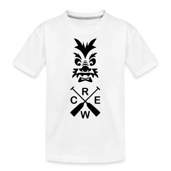 Drachenboot Team 1c - Kinder Premium Bio T-Shirt - Weiß - Vorne