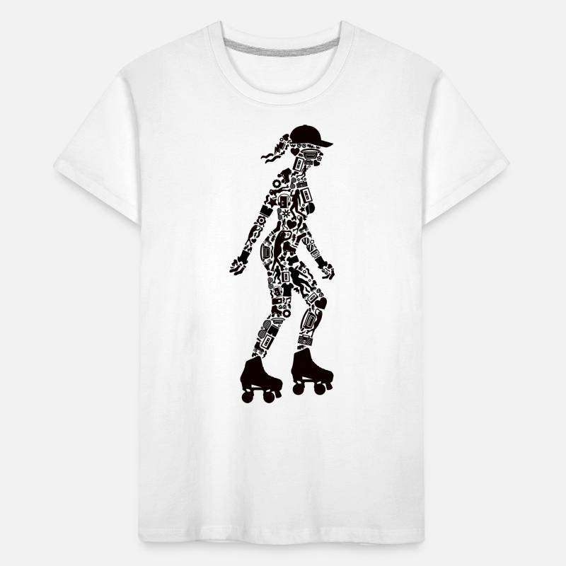 Roller Roller Filles Roller Skating Roller Roller Skating T-shirt bio Premium Enfant