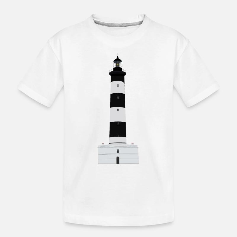 Phare de Chassiron - île d'Oléron - T-shirt bio Premium Enfant - blanc