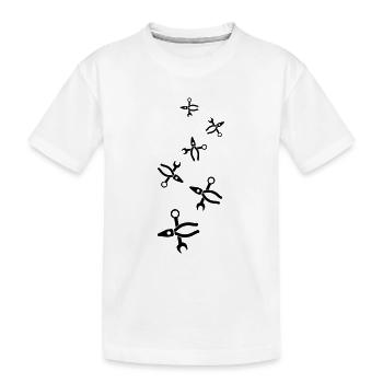 Icône de pince - T-shirt bio Premium Enfant - blanc - Devant