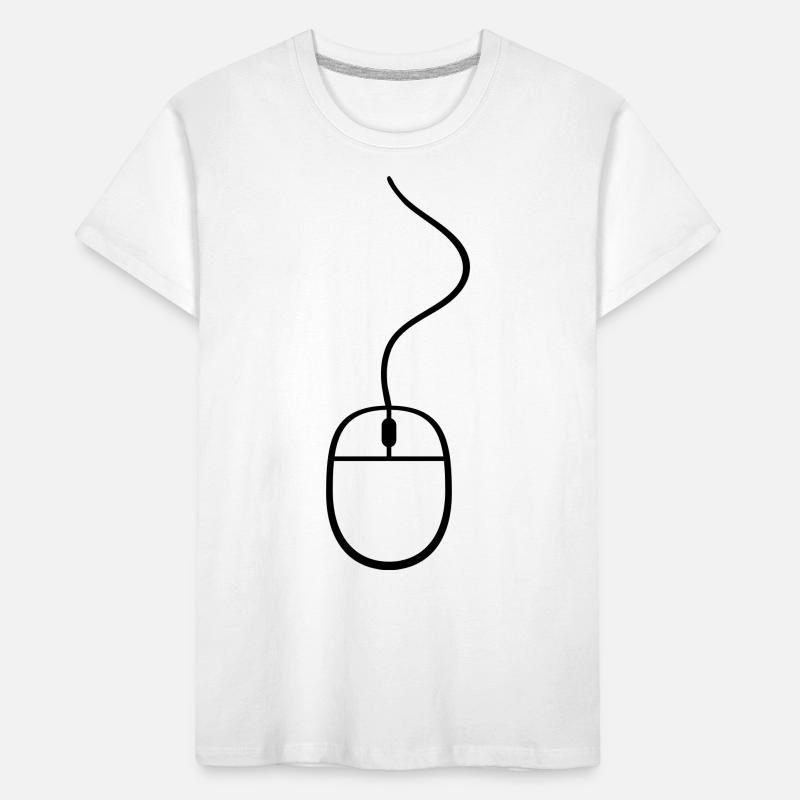 câble d'ordinateur souris clic de commande pc ordi T-shirt bio Premium Enfant