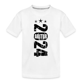 Abitur 2024 - Kinder Premium Bio T-Shirt - Weiß - Vorne