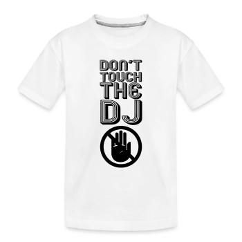 DJ Joke - Kids' Premium Organic T-Shirt - white - Front