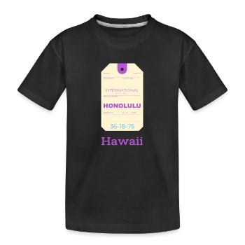 Hawaï - T-shirt bio Premium Enfant - noir - Devant