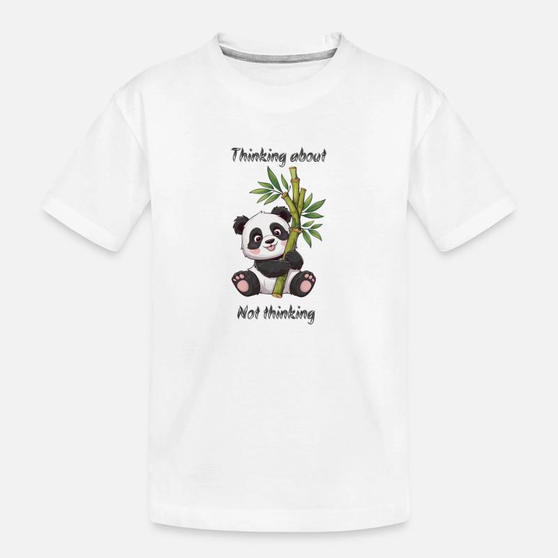 Thinking about not Thinking - T-shirt bio Premium Enfant - blanc