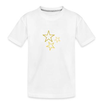 ETOILE. STAR. ETOILES. FÊTE. ANNIVERSAIRE. NOËL - T-shirt bio Premium Enfant - blanc - Devant