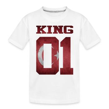 roi 01 Turquie turkye Kardes Kiz - T-shirt bio Premium Enfant - blanc - Devant