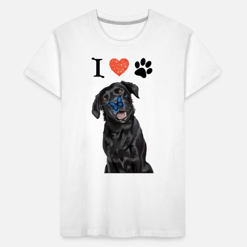 J'aime mon Labrador T-shirt bio Premium Enfant