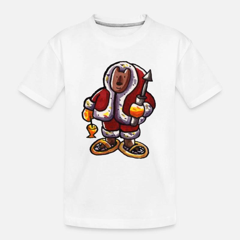 der Eskimo - Kinder Premium Bio T-Shirt - Weiß