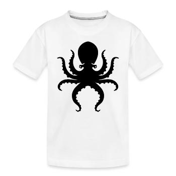 poulpe - T-shirt bio Premium Enfant - blanc - Devant