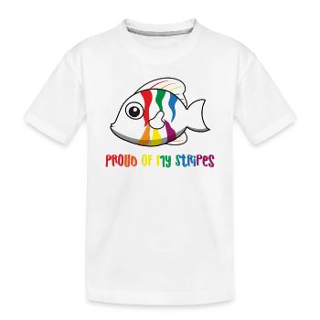 Gay - Proud - Homosexuell - Gay Pride - Geschenk - Kinder Premium Bio T-Shirt - Weiß - Vorne