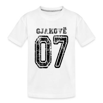 Gjakova 07, 07 Gjakova, cadeau des Albanais du Kosovo - T-shirt bio Premium Enfant - blanc - Devant