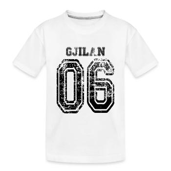 Gjilan 06 Kosovo Kosova Albanie Cadeau Design - T-shirt bio Premium Enfant - blanc - Devant