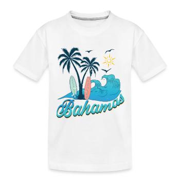 Bahamas vacances plage soleil - T-shirt bio Premium Enfant - blanc - Devant