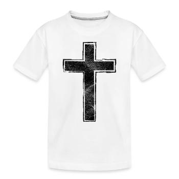 Cadeau Jésus-Christ Chrétien Religion - T-shirt bio Premium Enfant - blanc - Devant
