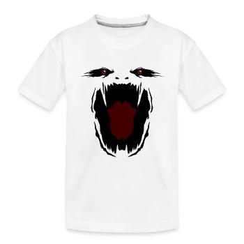 monstre - T-shirt bio Premium Enfant - blanc - Devant