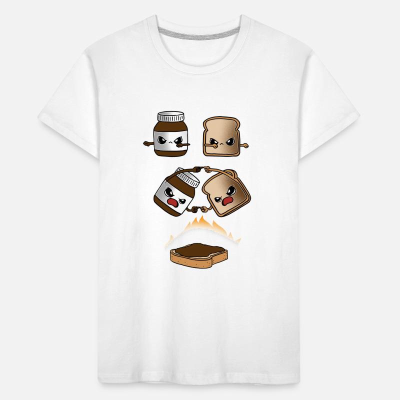 Chocolate and bread chocolate roll gift Kids' Premium Organic T-Shirt
