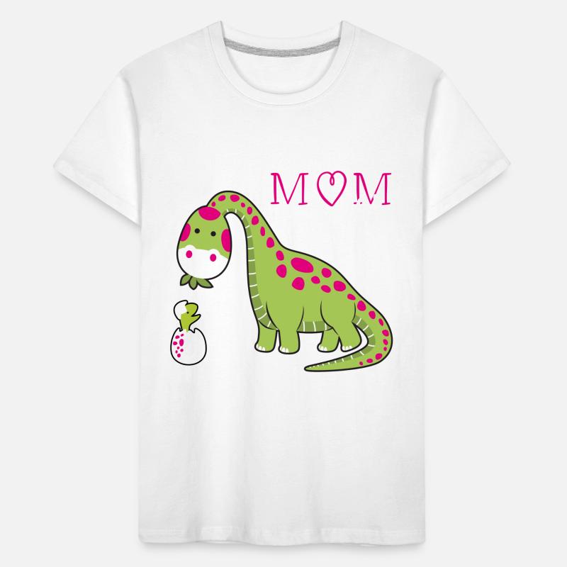 Dino Mutter Muttertag T-Shirt Mutter Tag Tee Kinder Premium Bio T-Shirt