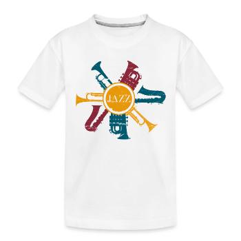 jazz - T-shirt bio Premium Enfant - blanc - Devant