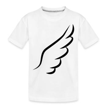 ailes d'ange - T-shirt bio Premium Enfant - blanc - Devant