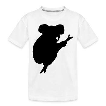 koala - Kinder Premium Bio T-Shirt - Weiß - Vorne