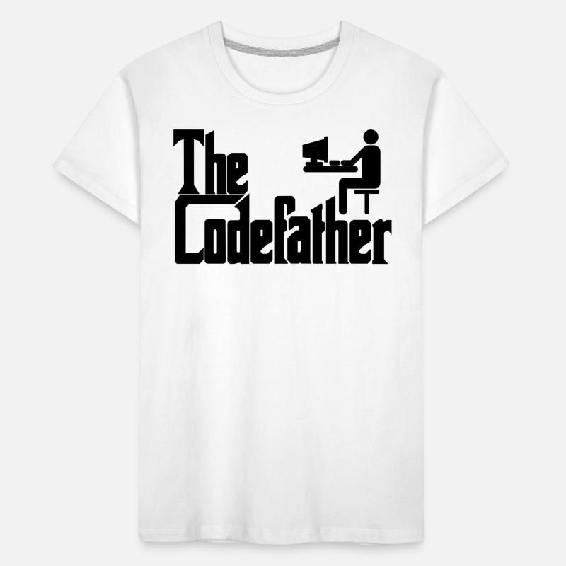 The Codefather Programmer PC Coding Gift Kids' Premium Organic T-Shirt