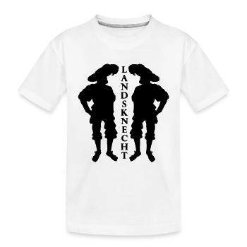 landsknecht - Kinder Premium Bio T-Shirt - Weiß - Vorne