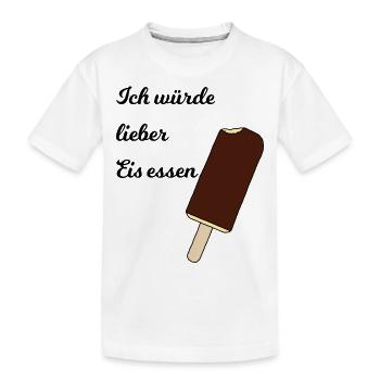 Glace - T-shirt bio Premium Enfant - blanc - Devant