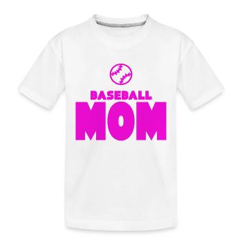 Baseball - Maman de baseball - T-shirt bio Premium Enfant - blanc - Devant