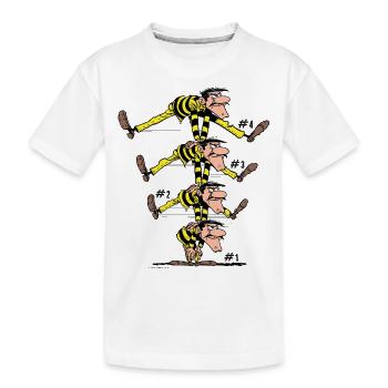 Lucky Luke Die Dalton Brüder - Kinder Premium Bio T-Shirt - Weiß - Vorne